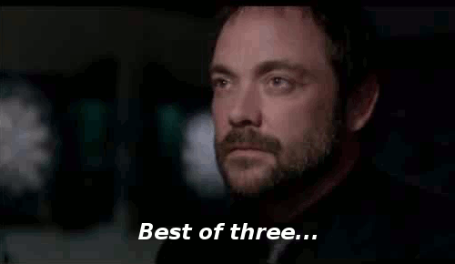 political-matrix:  Supernatural Season 10 Episode 1 - Crowley and Deanmon