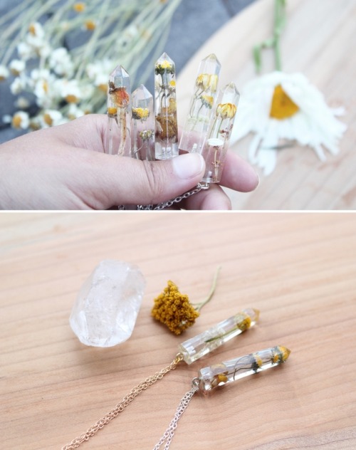 sosuperawesome: Garden Crystals and Necklaces, by Soul and Selene on Etsy See our ‘crystals&rs