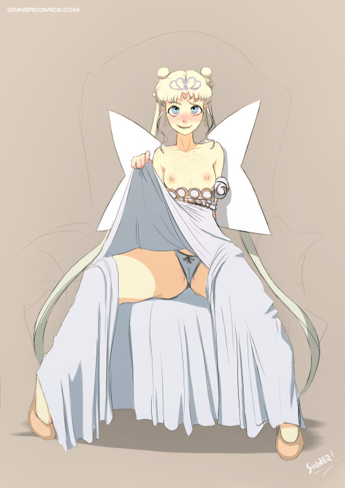 artbysinner:   Neo Queen Serenity from Sailor Moon!Higher resolution at sinnercomics.com This is a p