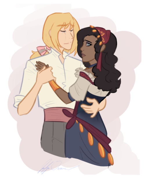Some cirque-story character art from last week&hellip;. William and Victoria © Mahohaku on dA Bobby,