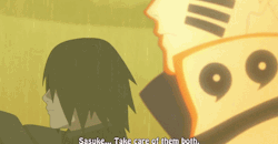 stella-scarlet:  “Sasuke… Take care of them both.”“Got it.”