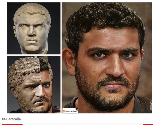 alanspazzaliartist:What Roman Emperors Looked Like Using AI, Facial Reconstruction, And Photoshop