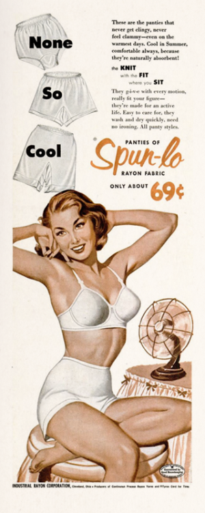 Spun-lo Underwear, 1954