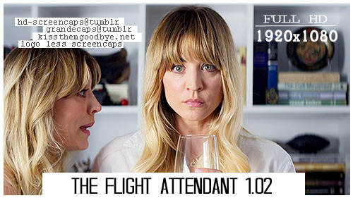 grande-caps:The Flight Attendant 2.02 - “Mushrooms, Tasers and Bears, Oh My!”size: 