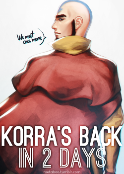 metaboo:  medertaab: Legend of Korra’s Book 2 Countdown (8/10)  Day 2 is Aang! As far as I’m aware Aang is gonna appear is Book 2, so I want to see a lot of good flashbacks please! THREE DAYS AAAH SO CLOSE! 