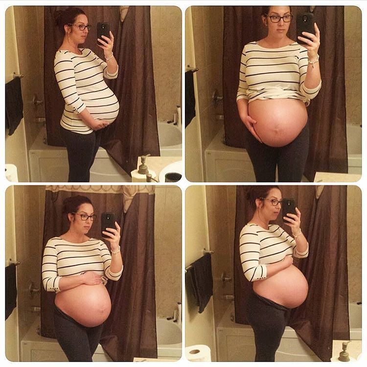 maternityfashionlooks:  1 month left to go for beautiful mommy-to-be @andy_bad_ ☺️
