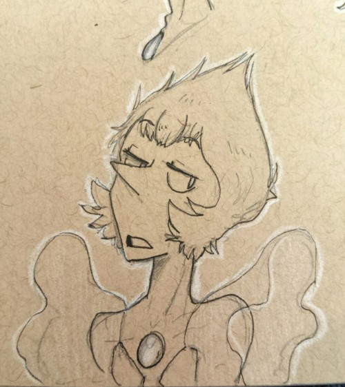 tryingmomentarily:  Attempted Blue Pearl, Shine (my pearl oc),  and Yellow Pearl in a more detailed style!! 