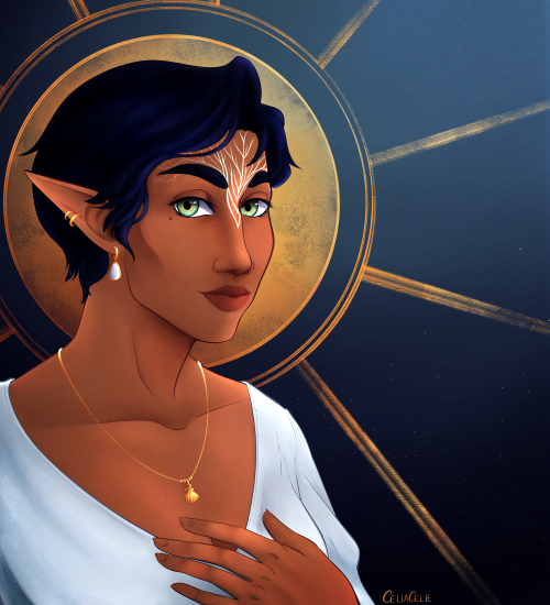 Thank you so much to @moka-creates for commissioning me to draw their gorgeous Umbra Lavellan! I hop