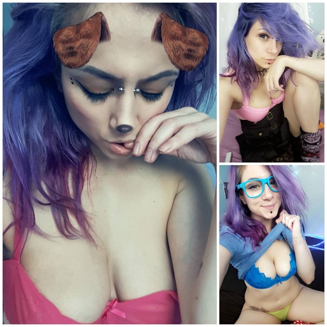 👄👄👄 o0pepper0o.manyvids.com #o0pepper0o #canadian #punkychicks #pierced