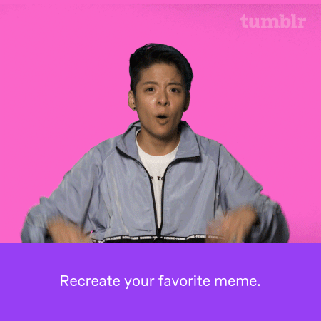Tumblr GIFerview with Amber Liu feat. her favorite meme and choreography, and a photo of JackJack, h