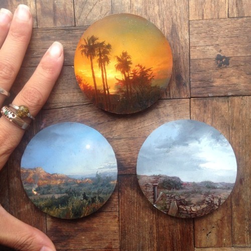 escape-to-art:Miniature hyperrealistic paintings by Dina BrodskyInstagram // Prints // Webpage