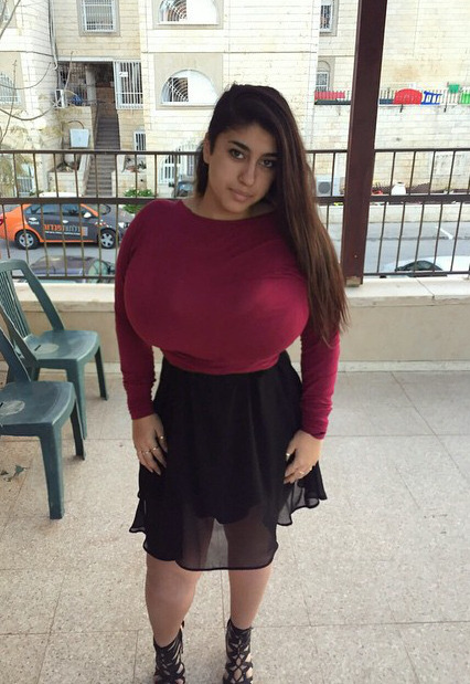 extremebodiez:  Yuval Beautiful Busty Middle Eastern Perfection 