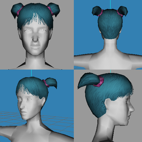 thesims1master:WIP Rave female hair from The Sims House Party