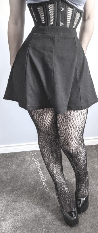 tightlacedchaos:How pretty are these tights?!I porn pictures