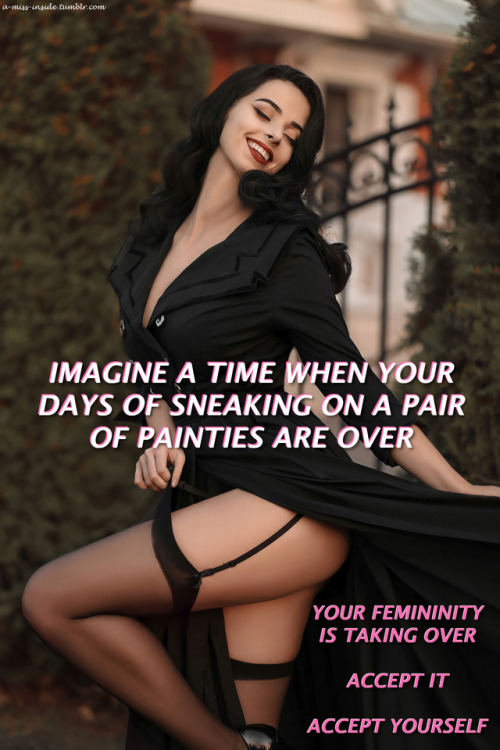 The panties are great, but soon they will not be enough.  Time to expand your look&hellip;