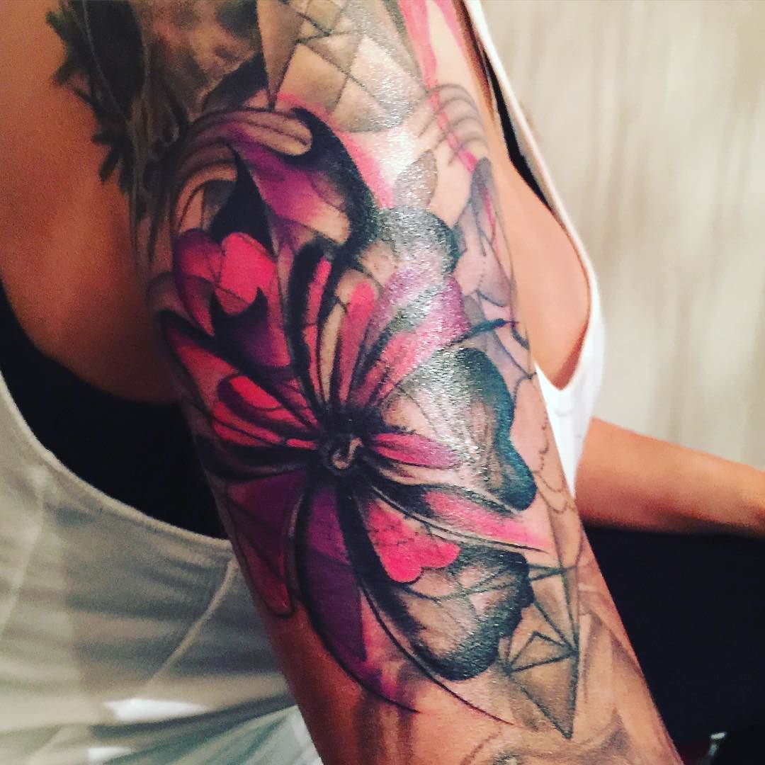 New addition to my sleeve still more colour to be added just run out of time but