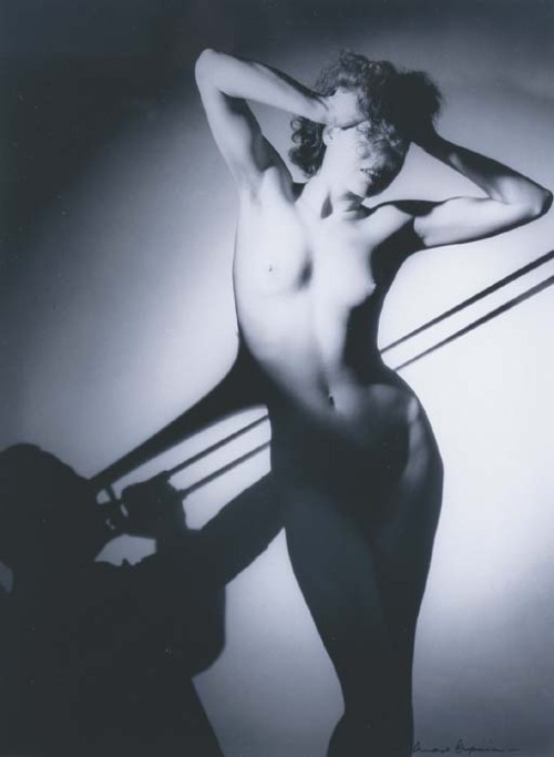 firsttimeuser:Nude and Trombone by Max Dupain