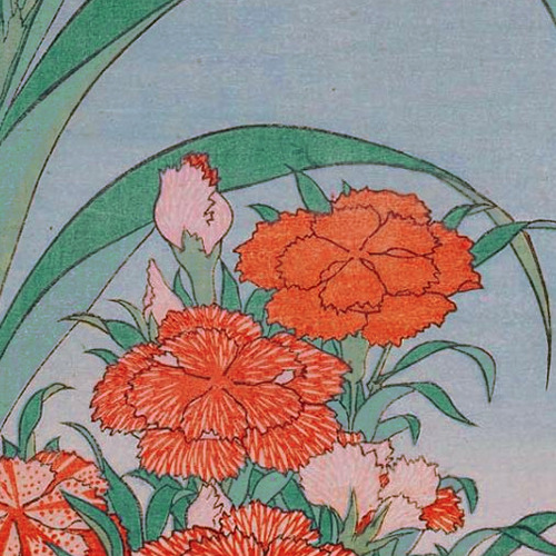 aloe-falsa-deactivated20170621: Katsushika Hokusai (1760 - 1849), Flowers.