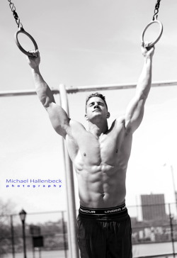 michaelhallenbeckphoto:  Tyler Gattuso by Michael Hallenbeck Photography. #male models #athletes #inspiration #rings #gymnasts #sports #Under Armour 