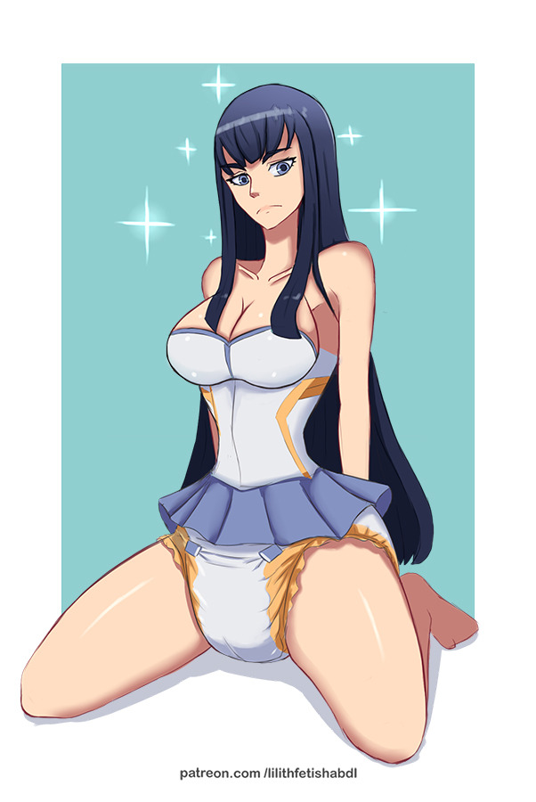 lilith-fetish-abdl:  Hello,For the end of the month this is a quick drawing of Satsuki.I