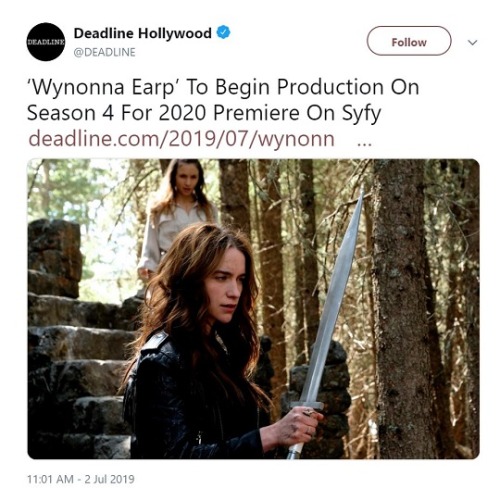 its official!! wynonna earp will be back for season 4!!