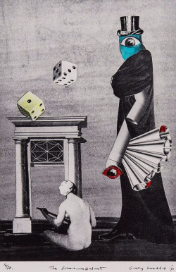 Collageoftheweek:  Conroy Maddox, The Somnambulist 1971