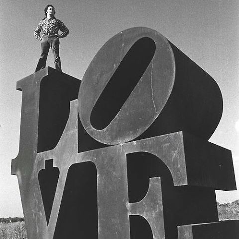 modernizor: Robert Indiana, The original LOVE sculpture, 1970 #robertindiana #love #sculpture #1970 