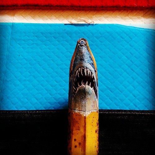 instagram:  Going Bananas with @funwithfruit  For a cheerful dose of Elisa’s banana art, follow @funwithfruit on Instagram.  “They are such a cheerful fruit with inbuilt comedy value,” says Elisa Roche (@funwithfruit), a London-based journalist