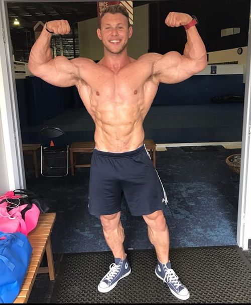 musclestimulus: lovedolmanche: Huck Finn looking Aussie Mike Pearson.  Thick muscle indeed. MuscleStimulus.com ::  This dude has it GOING ON. 