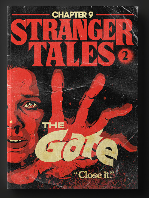 wilwheaton:  archiemcphee:  Brazillian illustrator and designer Butcher Billy (previously featured here) turned each episode from Stranger Things Season 2 into a worn and dog-eared vintage paperback book cover. Together they’re Stranger Tales: The Second