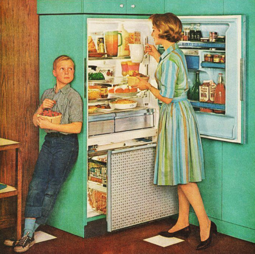 rogerwilkerson:GE Spacemaker Refrigerator - 1963