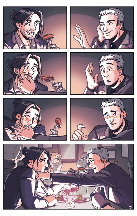 jokeritadoodle:  Totally forgot to post this one here!  A little stucky comic i did for @inedib