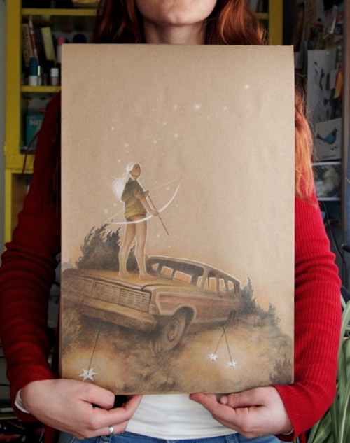 sosuperawesome: Stars will fall tonight, Vero Navarro