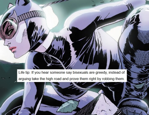 halbarry:friendly reminder that catwoman is canon bipls support your thieving neighborhood bisexual 