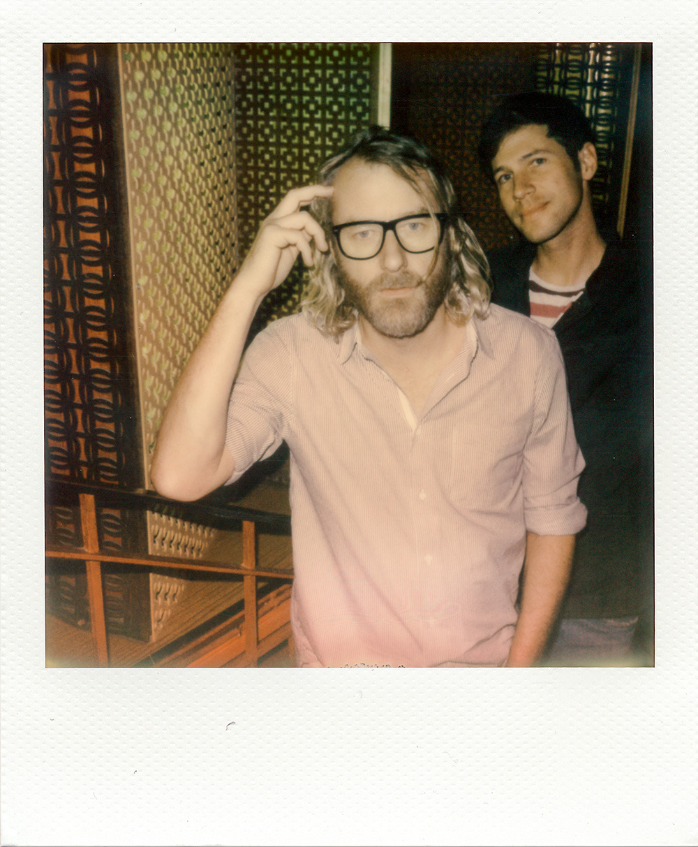 fckyeah-elvy:  Polaroids with EL VY “We caught up with Matt Berninger and Brent