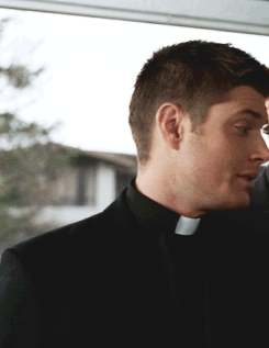 angvlicmish: Dean In Priest Outfit → 1x14 | 4x03 | 12x04 