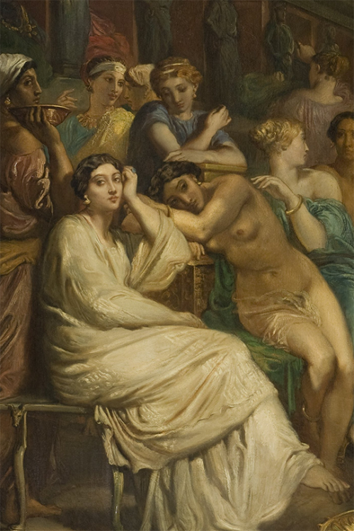 fordarkmornings:Details from Le Tepidarium, 1853.Théodore Chassériau (French, 1819-1856) Oil on canv