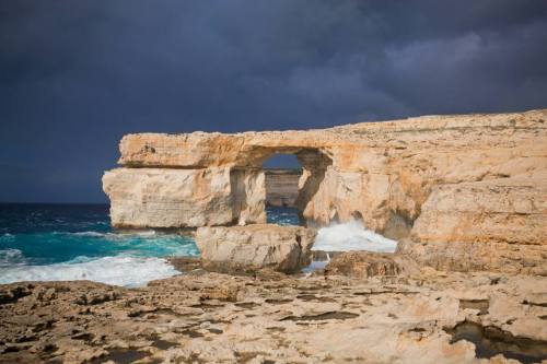 THE AZURE WINDOW—THE ISLAND OF GOZO, MALTAThe Azure Window, or Tieqa Żerqa, is located near Dwejra P