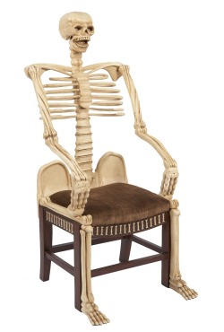 spicyhorror:  Skeleton chair owned by Vincent Price