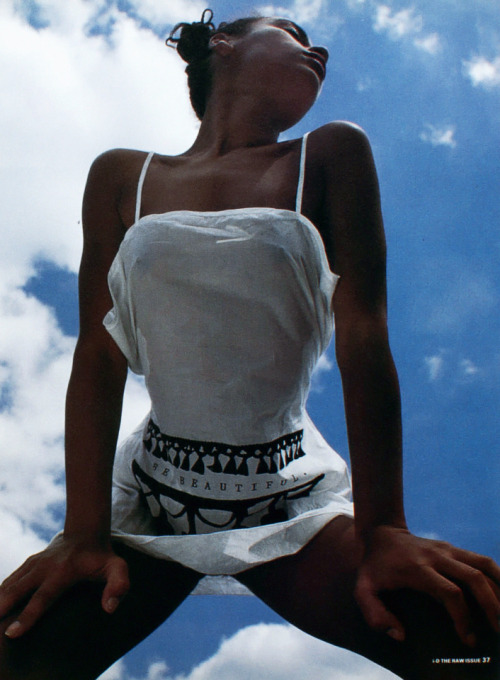 spring1999:  i-D august 1989 ‘the raw issue’ “cats on a hot tin roof” photographed by kate garner 