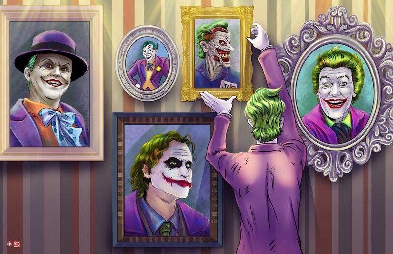 extraordinarycomics:  The Joker by Tyrine Carver.