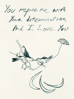 withoutyourwalls:  Tracey Emin, Birds 2012 London Olympic Print, 2011 