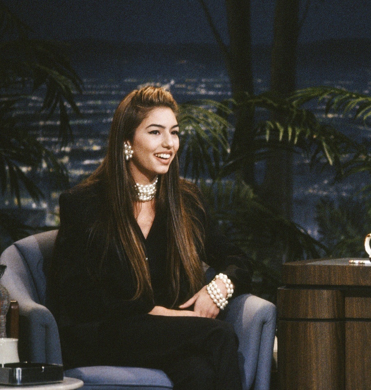 Sofia Coppola on The Tonight Show, 1991.