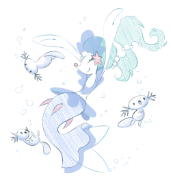 paradoxjelli: Bubbles! my fave pokemon &lt;3