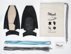 thingsorganizedneatly:  Pikkpack DIY footwear kit 