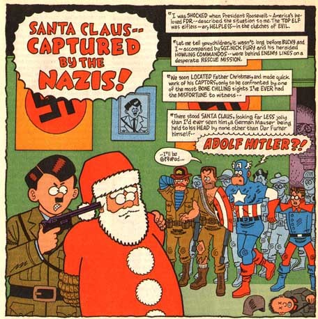 Captain America saves Christmas 