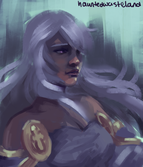 Just kind of wanted to paint…who better to paint than Deirdre? I need to play fe4