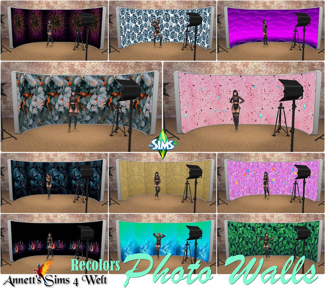 Sims 4 Experiment — annett85: Moschino Stuff - Photo Wall - Uni