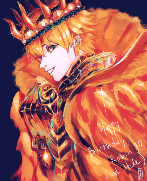 thiccthighshaise:  I FUCKINGSKFJ THOUGHT I POSTED THIS ON TUMBLR AND I DIDN’T FUCKINGS POST IT AKDJFSKL  GDI HAPPY LATE BIRTHDAY ROBIN @hidewari SJFKDSJ  