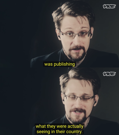 undeadlibertarian:maaarine:Vice: Shelter in Place with Shane Smith &amp; Edward Snowden“People in po